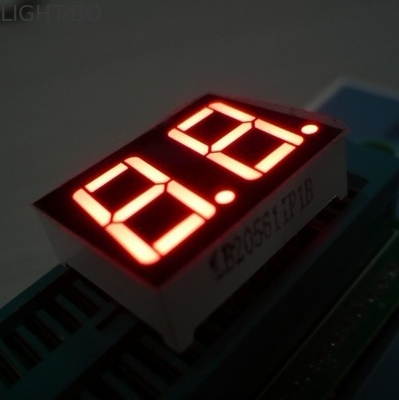0.56 inch Thường xuyên Cathode 7-Segment màn hình LED màu Amber hai chữ số