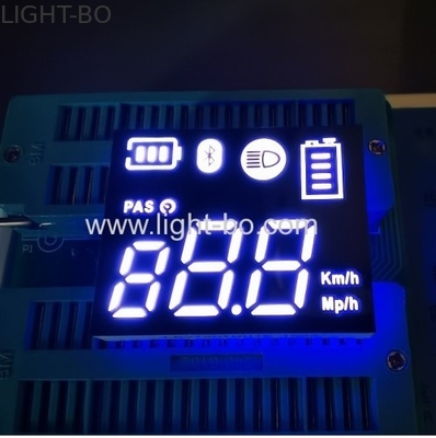 Ultra trắng tùy chỉnh 7 phân đoạn màn hình LED Common Anode cho xe tay ga điện