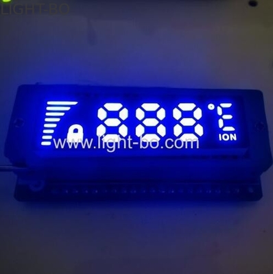 Ultra mỏng tùy chỉnh màu trắng 7 phân đoạn màn hình LED Common Anode For Temperature Controller