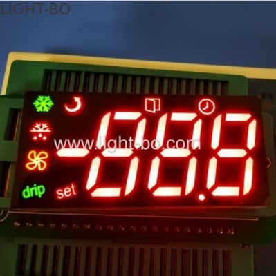 Giá tốt. Mô-đun màn hình LED đa màu ba chữ số 7 phân đoạn tùy chỉnh cho bảng điều khiển tủ lạnh trực tuyến
