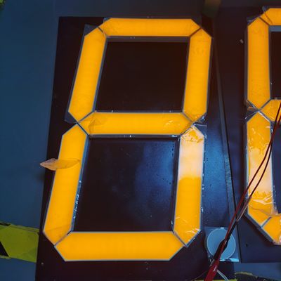 Giá tốt. 16 inch Ultra Bright Yellow Single Digit 7 Segment LED Display Common Anode cho bảng quảng cáo lớn trực tuyến