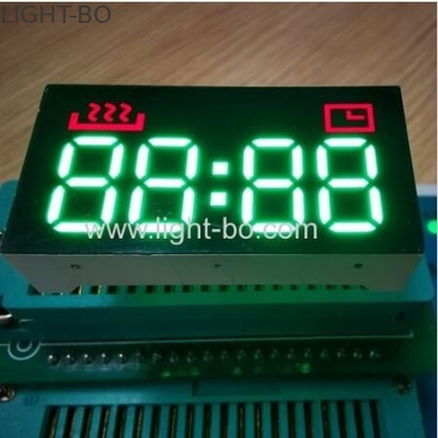 Giá tốt. Thiết kế tùy chỉnh Ultra Red / Pure Green 4 chữ số 7 phân đoạn màn hình đồng hồ LED cho điều khiển lò mini trực tuyến