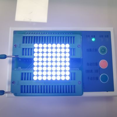 Màn hình LED ma trận 8 X 8 điểm với bước sóng 635nm, độ sáng 100mcd, mặt đen phân đoạn màu vàng cho chỉ báo kỹ thuật số