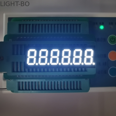 Trắng 6 chữ số 20mA Màn hình LED 7 đoạn 0,36 
