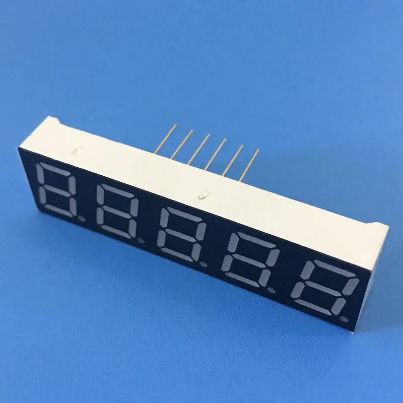 Super Bright Red 7 Segment LED Display 0,39 inch 5 chữ số Common Anode cho Bộ chuyển đổi tần số kỹ thuật số 2
