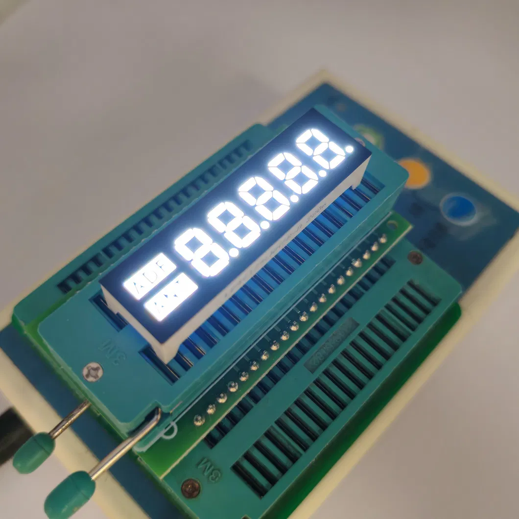 Ultra Bright White 4 chữ số 7 ph&acirc;n đoạn m&agrave;n h&igrave;nh đồng hồ LED cho thiết bị gia dụng 0