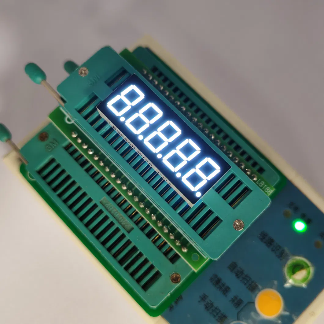M&agrave;n h&igrave;nh LED cực trắng 5 chữ số cho c&aacute;c chỉ số kỹ thuật số 0