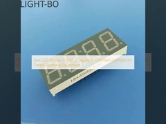 Màn hình LED màu đỏ 4 chữ số 7 phân đoạn cathode chung cho thiết bị chạy thể dục