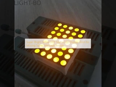 Màn hình LED 3mm siêu sáng màu vàng DOT Matrix cho các dấu hiệu di chuyển / Bảng tin nhắn