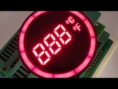 Màn hình tròn 7 phân đoạn màn hình LED cho bộ điều khiển nhiệt độ