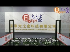 1.26 inch 3mm 8 x 8 Amber Dot Matrix màn hình LED