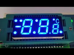7 Segment Custom Blue LED Display cho chỉ số nhiệt độ