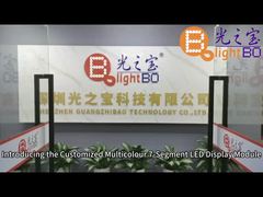 Màn hình LED 7 đoạn tùy chỉnh Xanh Đỏ Vàng