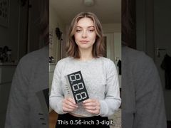 Màn hình LED 7 đoạn 0,56 inch (14,2mm) 3 chữ số cho các chỉ báo nhiệt độ