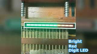 Màn hình LED chữ số màu đỏ siêu sáng