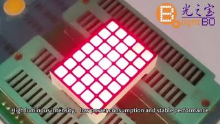 Màn hình LED ma trận điểm vuông 5 × 7