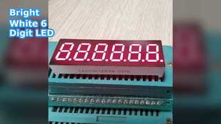 Màn hình LED 7 đoạn màu trắng 0,36 inch 6 chữ số